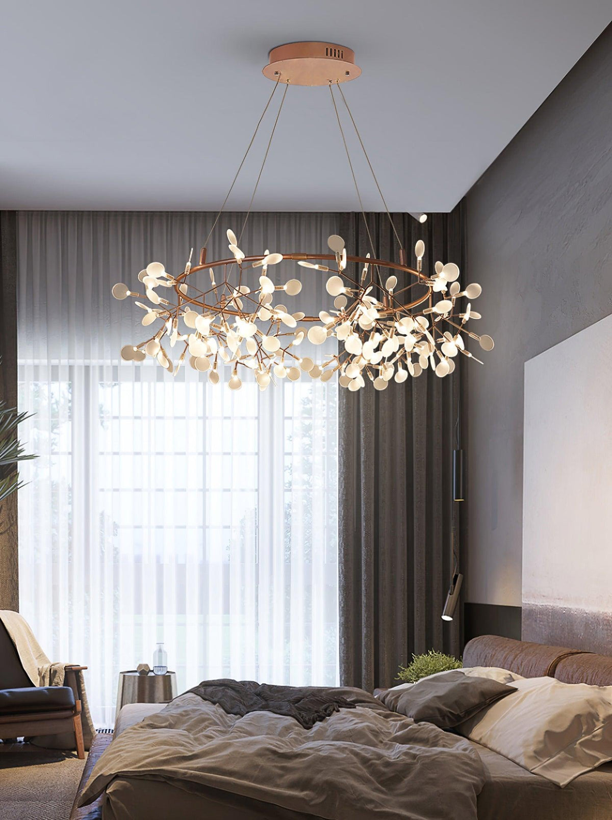 Dore lámpara de araña Firefly Branch LED