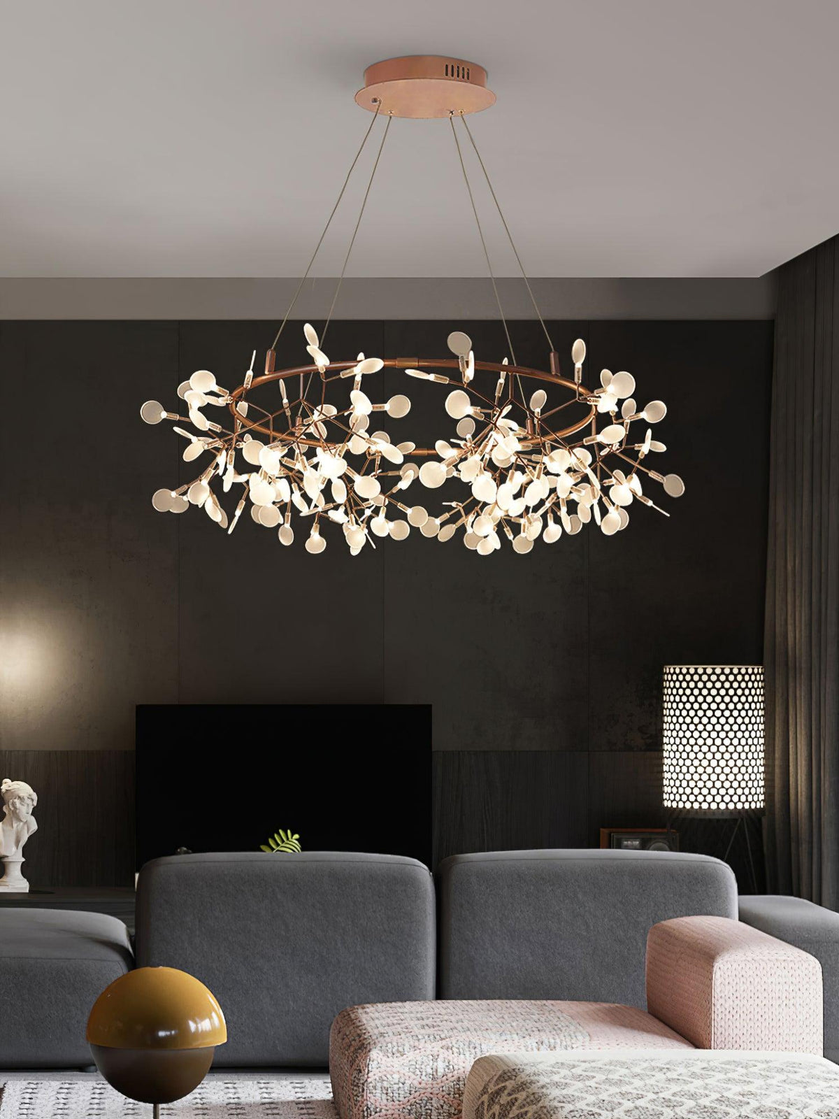 Dore lámpara de araña Firefly Branch LED