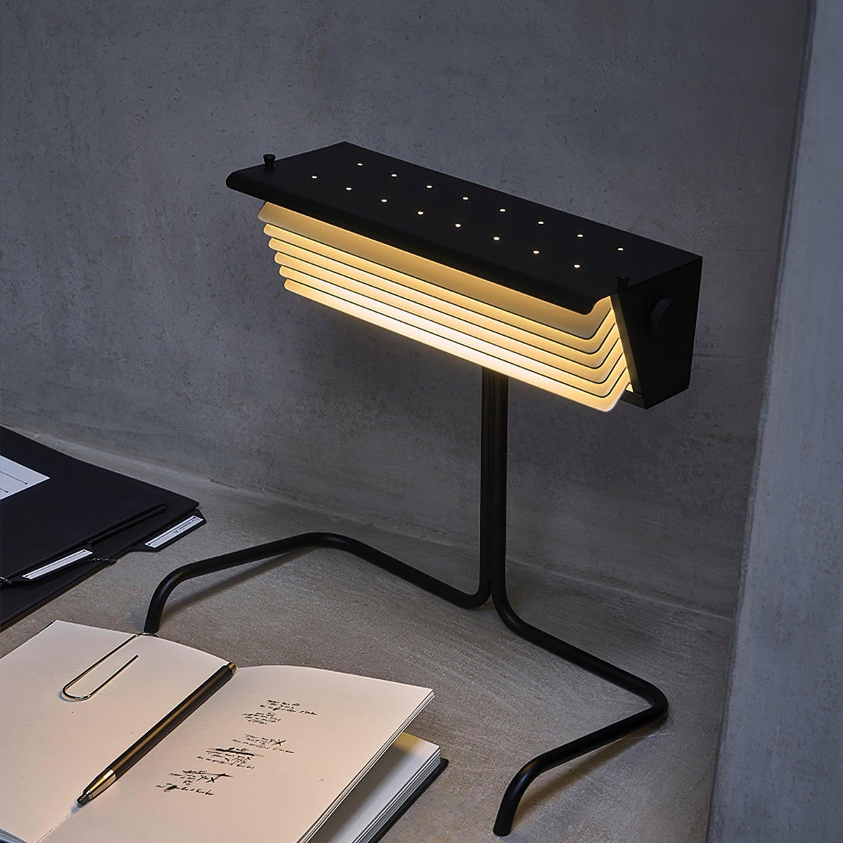 Sysilil lámpara de mesa minimalista para escritorio