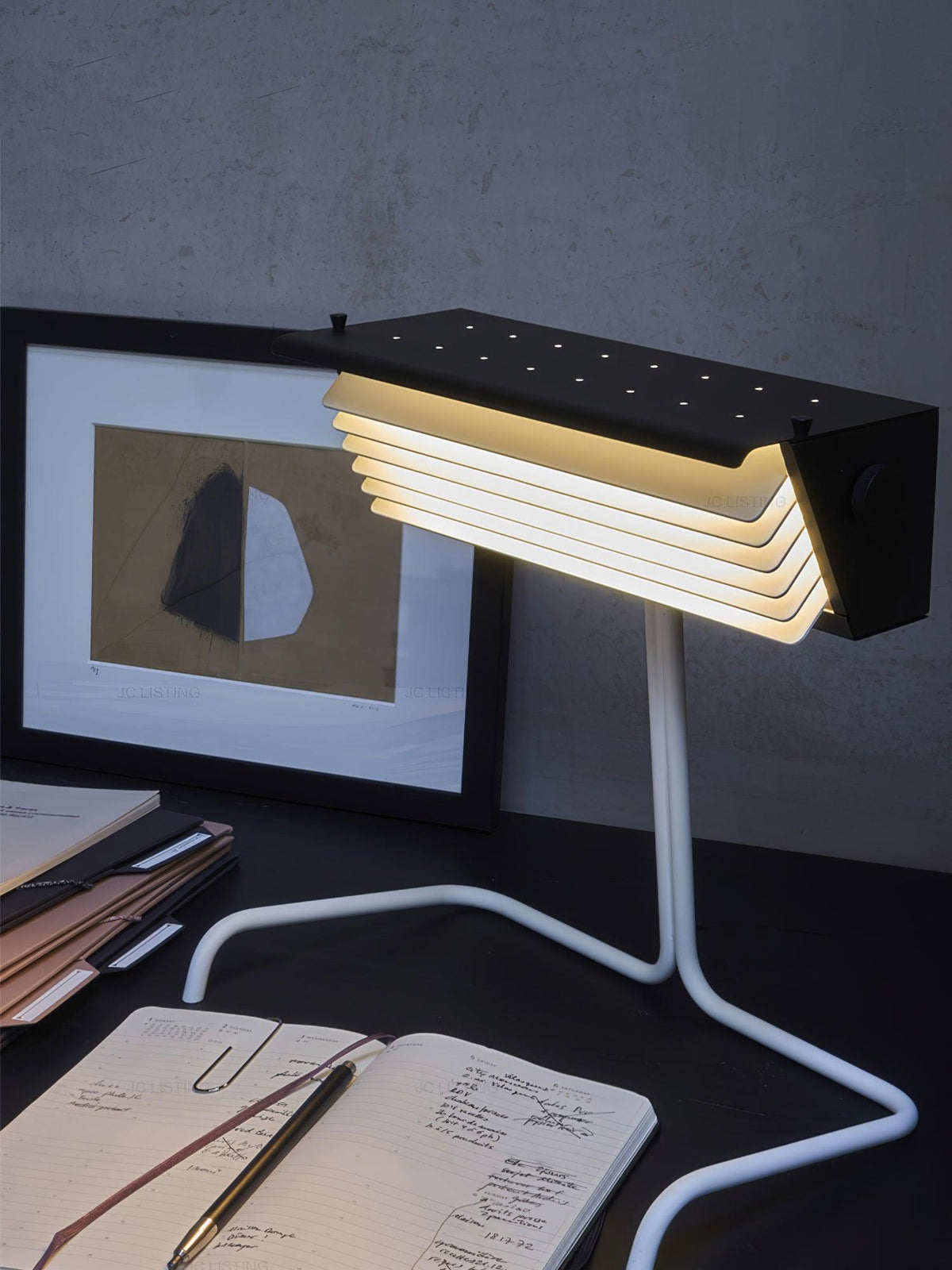 Sysilil lámpara de mesa minimalista para escritorio