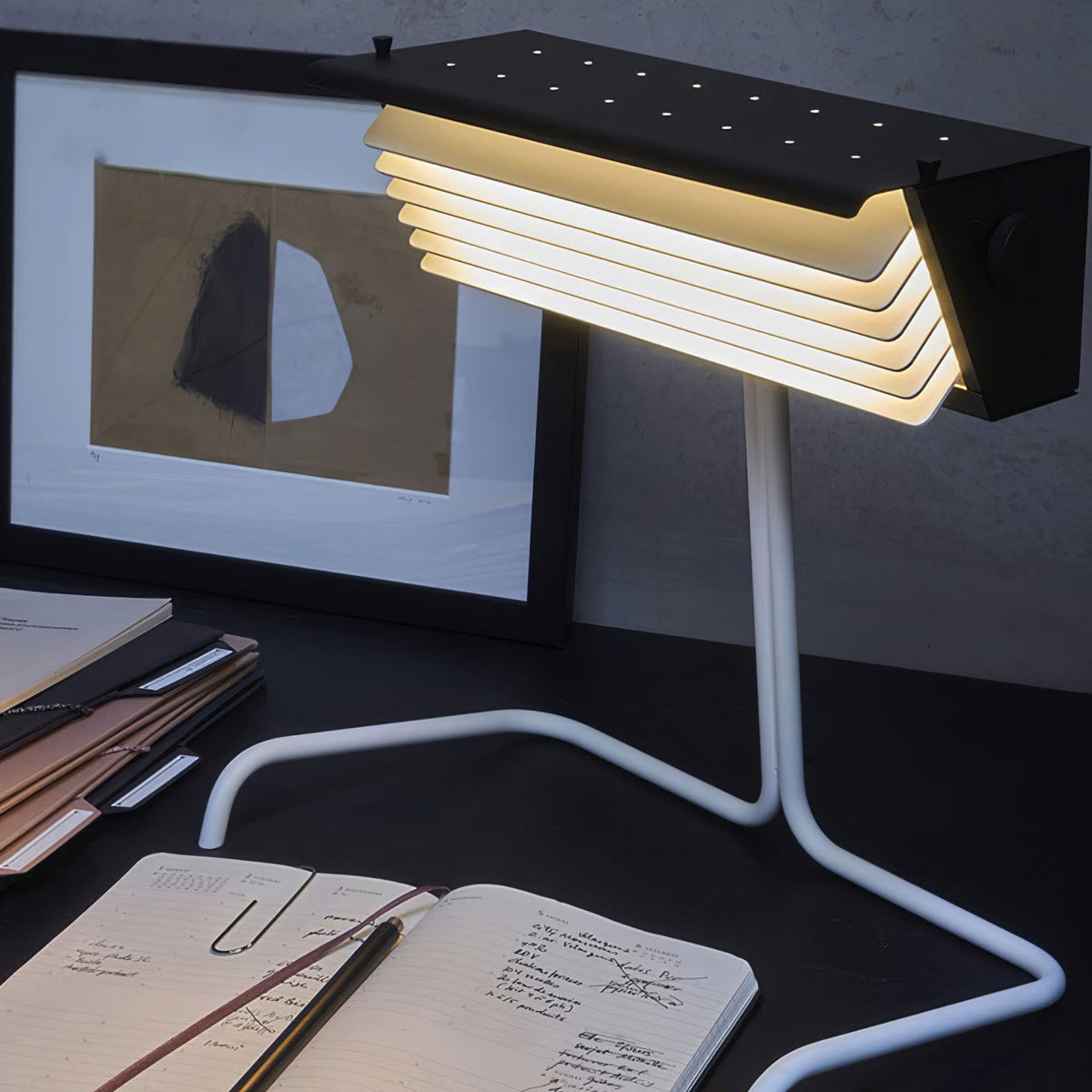 Sysilil lámpara de mesa minimalista para escritorio