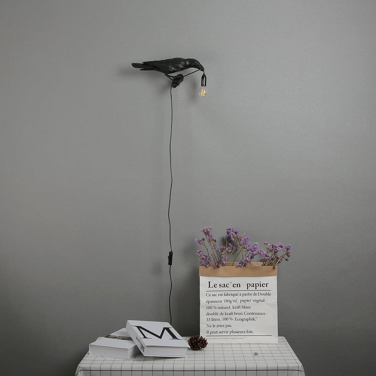 Tirixel aplique de pared de resina whimsical