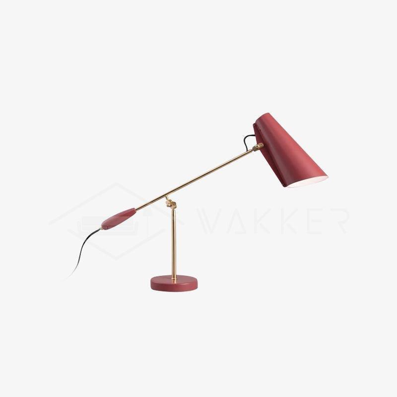Orbix lámpara de mesa de acero estilo mid-century