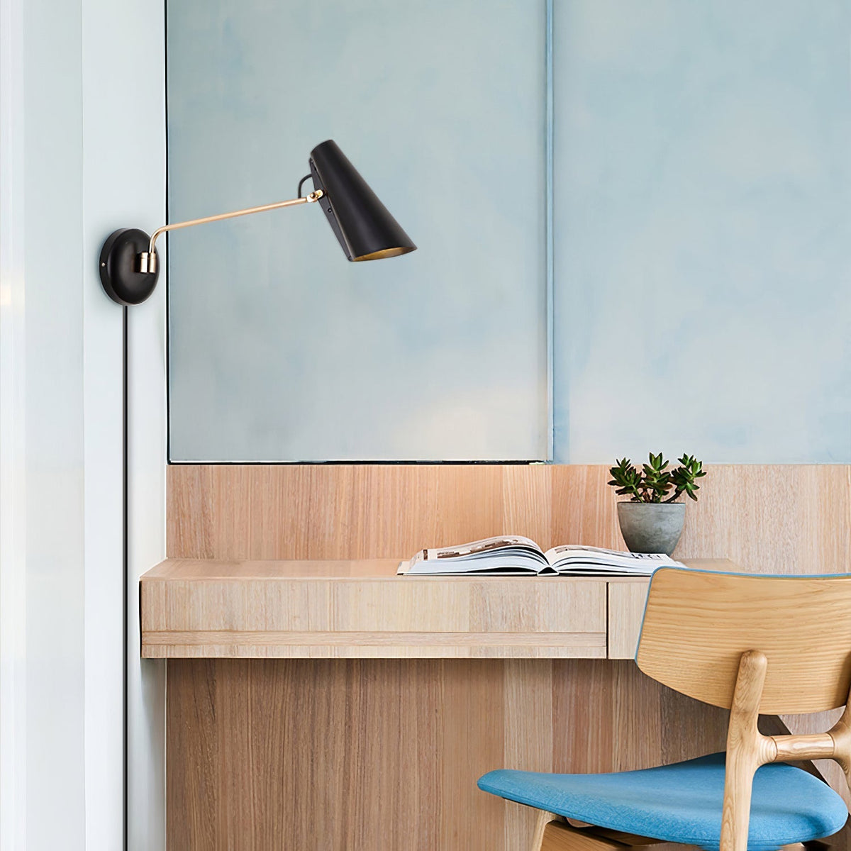Faelix aplique de pared elegancia Birdy enchufe-in enchufable