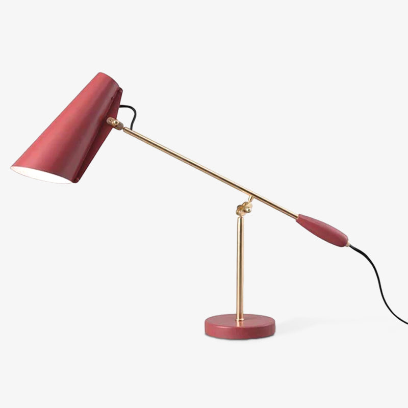 Orbix lámpara de mesa de acero estilo mid-century