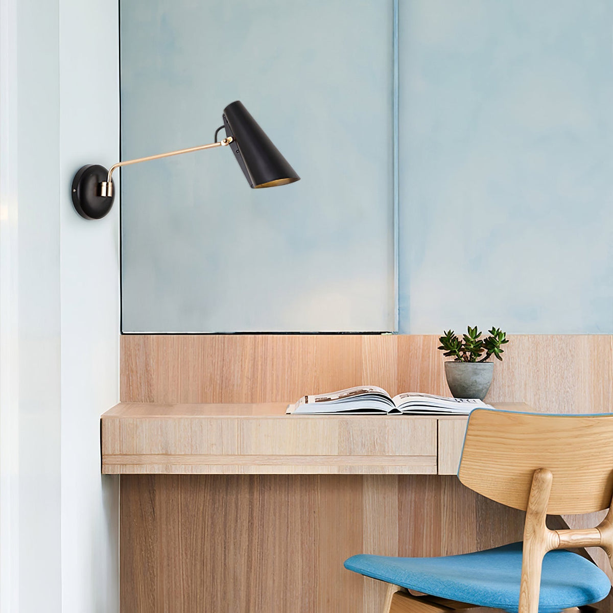 Cedoria aplique de pared moderno minimalista Birdy