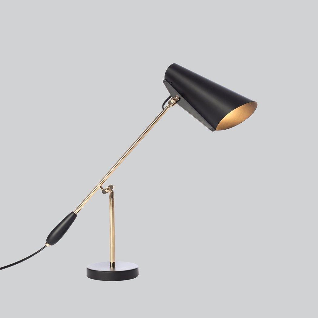 Orbix lámpara de mesa de acero estilo mid-century