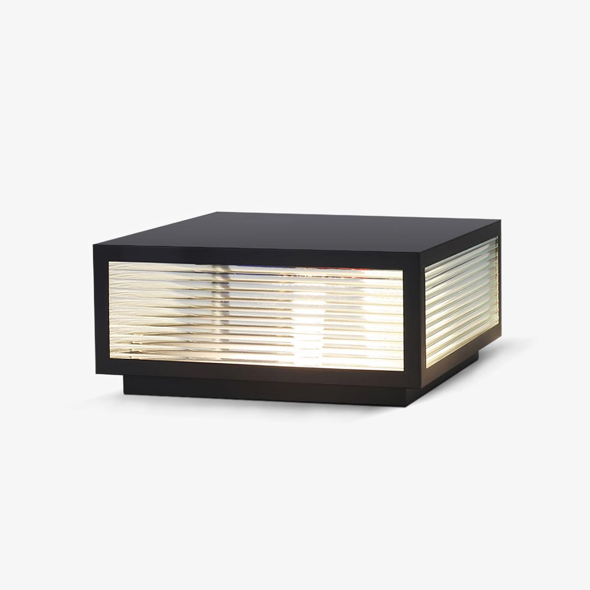 Gage luminaria exterior tradicional de vidrio natural