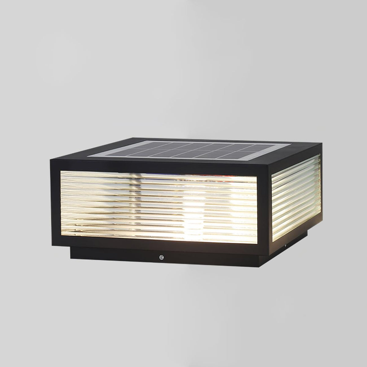 Gage luminaria exterior tradicional de vidrio natural