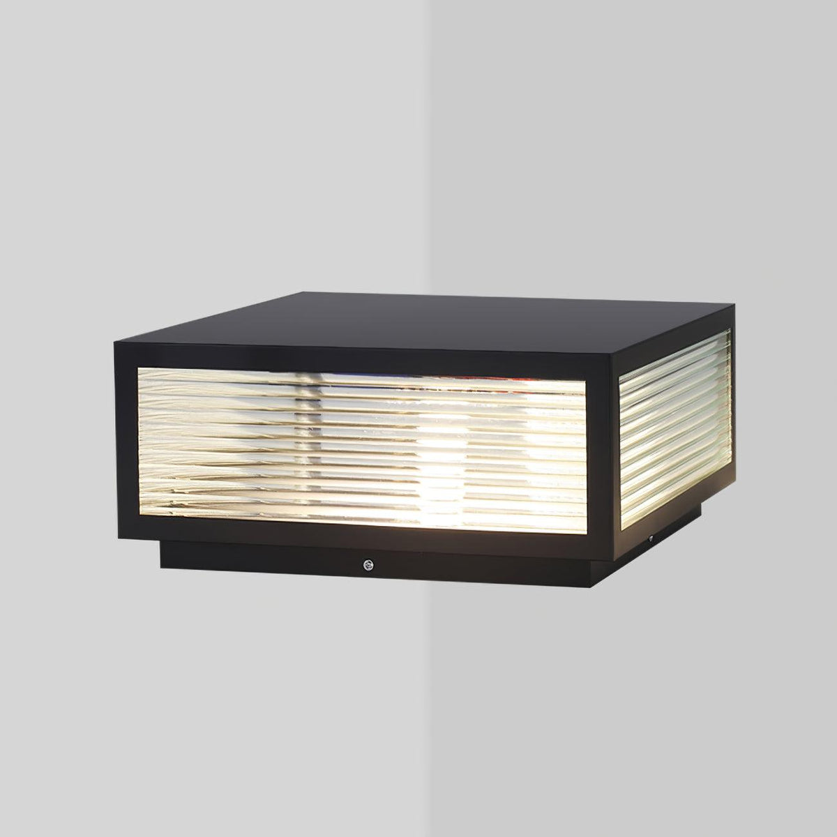 Gage luminaria exterior tradicional de vidrio natural