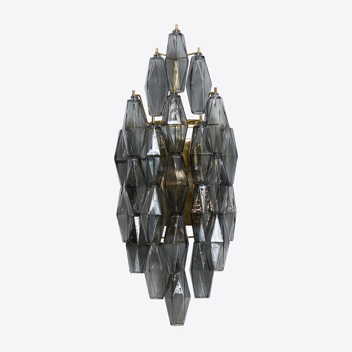Zyrelis aplique de pared de vidrio polihedral