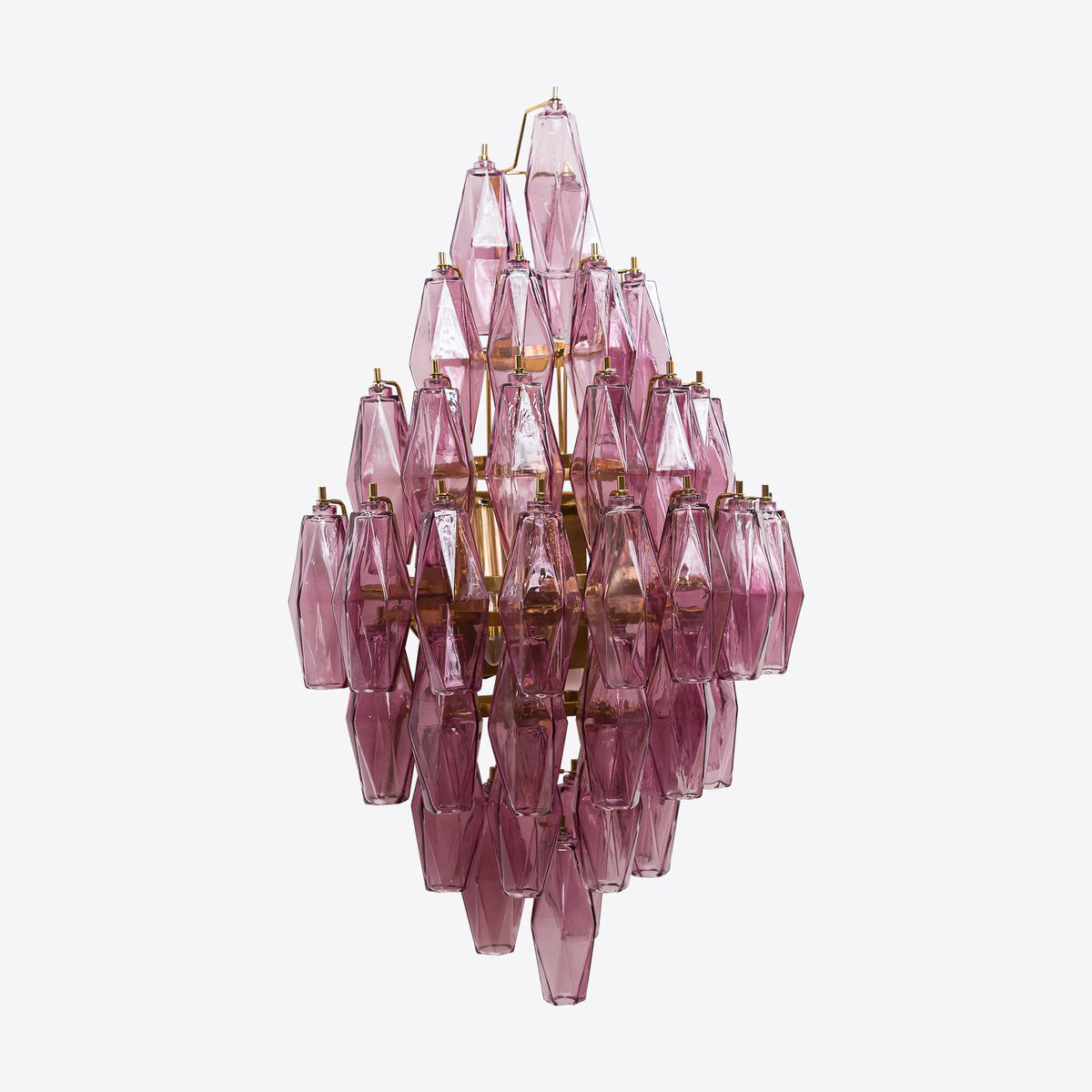 Zyrelis aplique de pared de vidrio polihedral