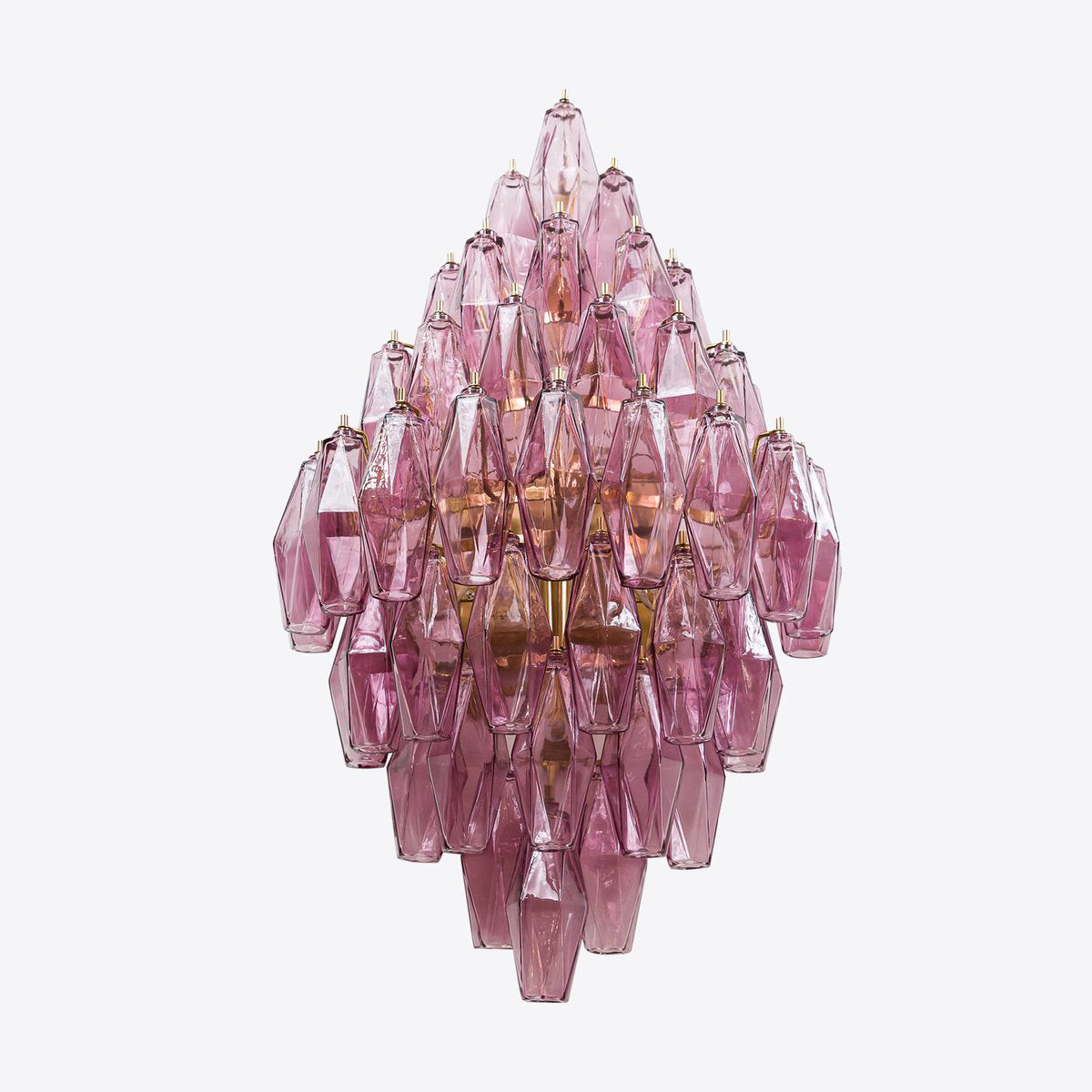 Zyrelis aplique de pared de vidrio polihedral
