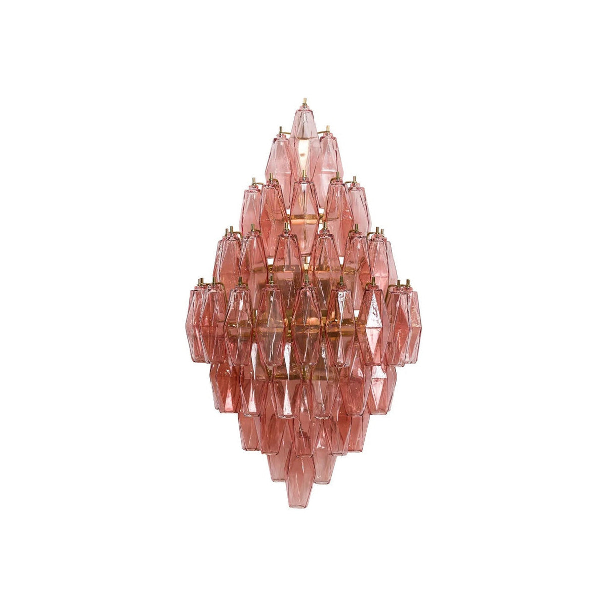 Zyrelis aplique de pared de vidrio polihedral