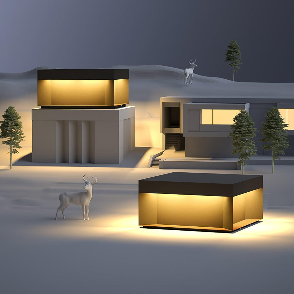 Polly luminaria exterior moderna