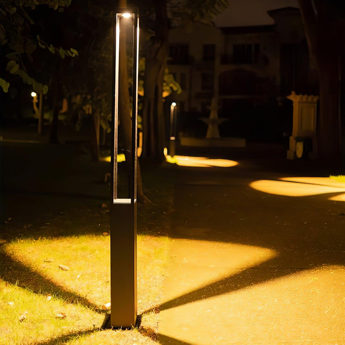 Qisken lámpara de pie Columna