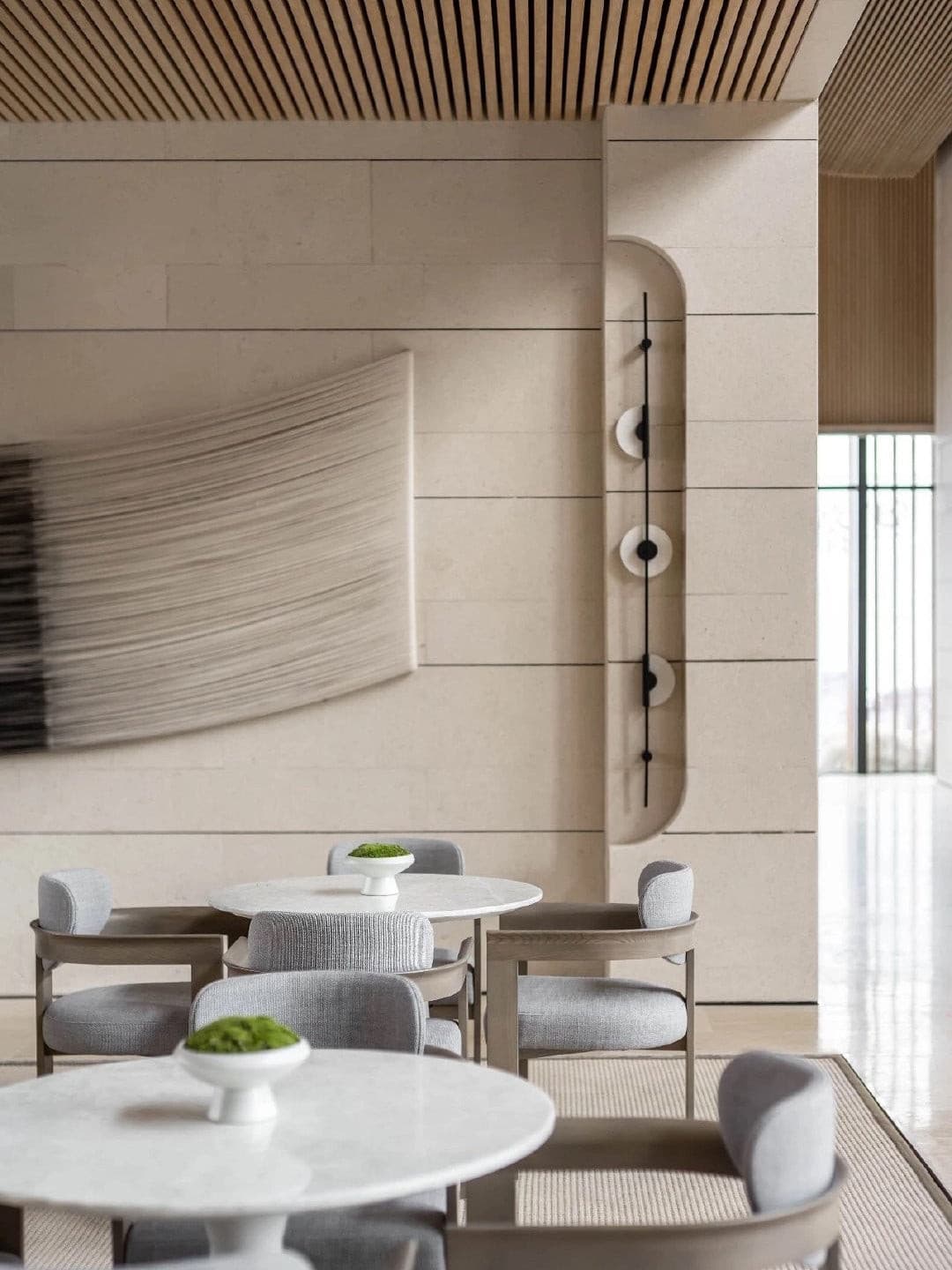 Slender aplique de pared alabastro moderno minimalista
