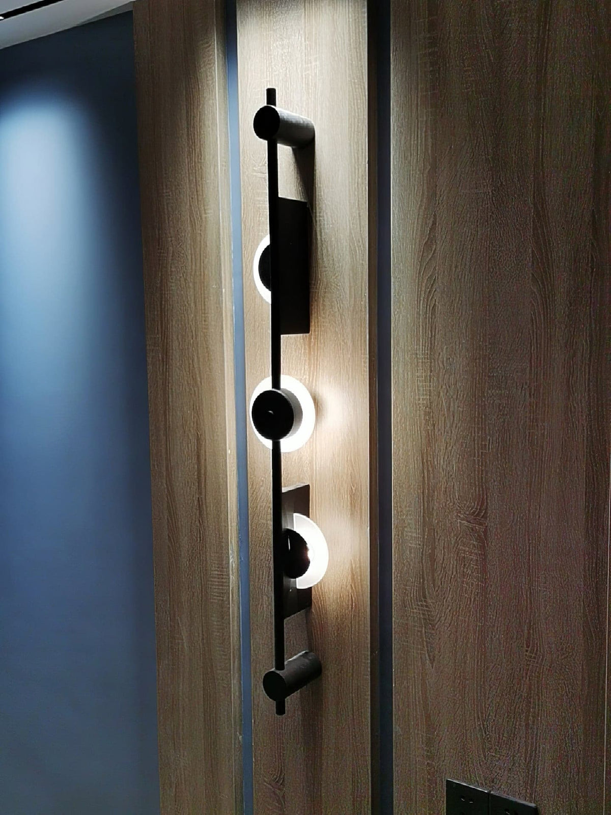 Slender aplique de pared alabastro moderno minimalista