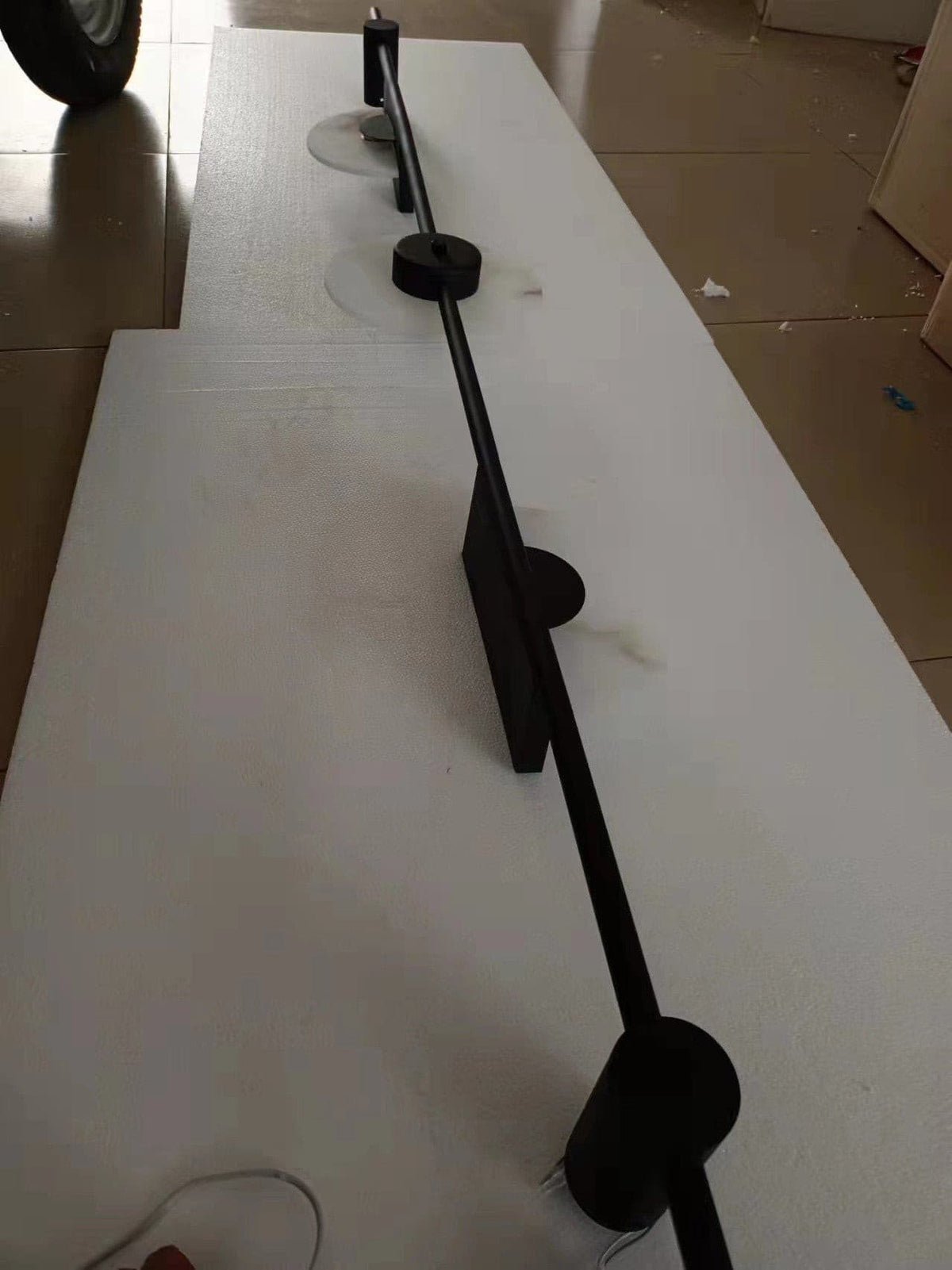 Slender aplique de pared alabastro moderno minimalista