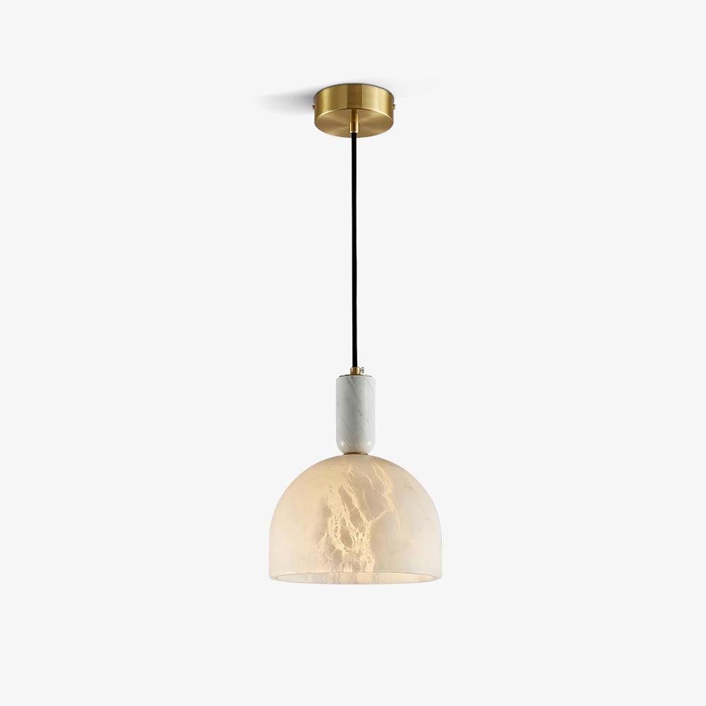 Leda lámpara colgante minimalista de alabastro