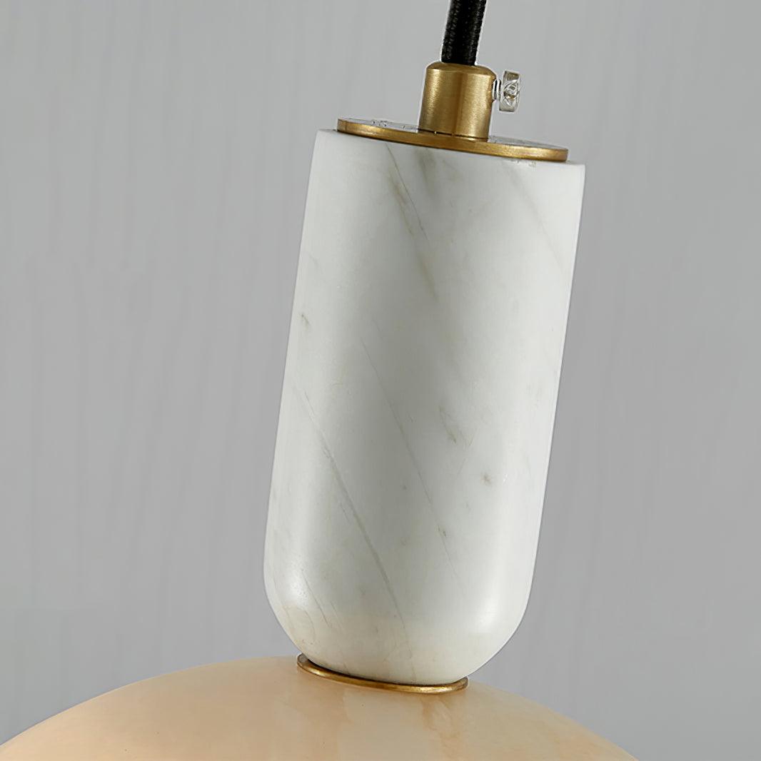 Leda lámpara colgante minimalista de alabastro