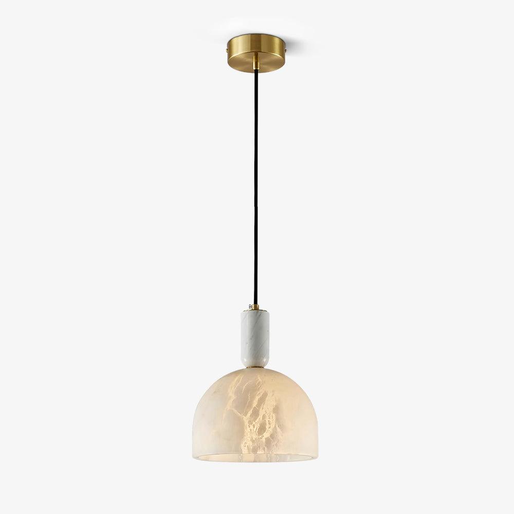 Leda lámpara colgante minimalista de alabastro