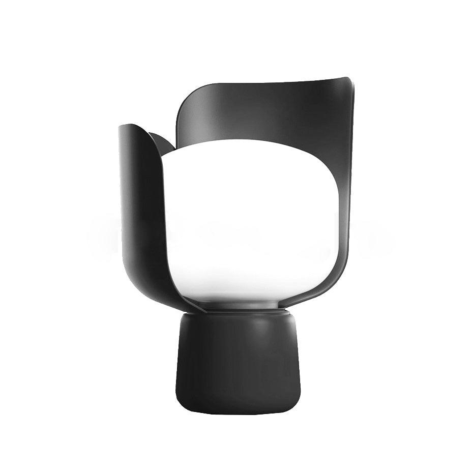 Zuri lámpara de mesa minimalista de plástico