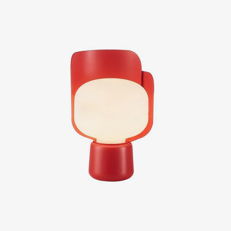 Zuri lámpara de mesa minimalista de plástico