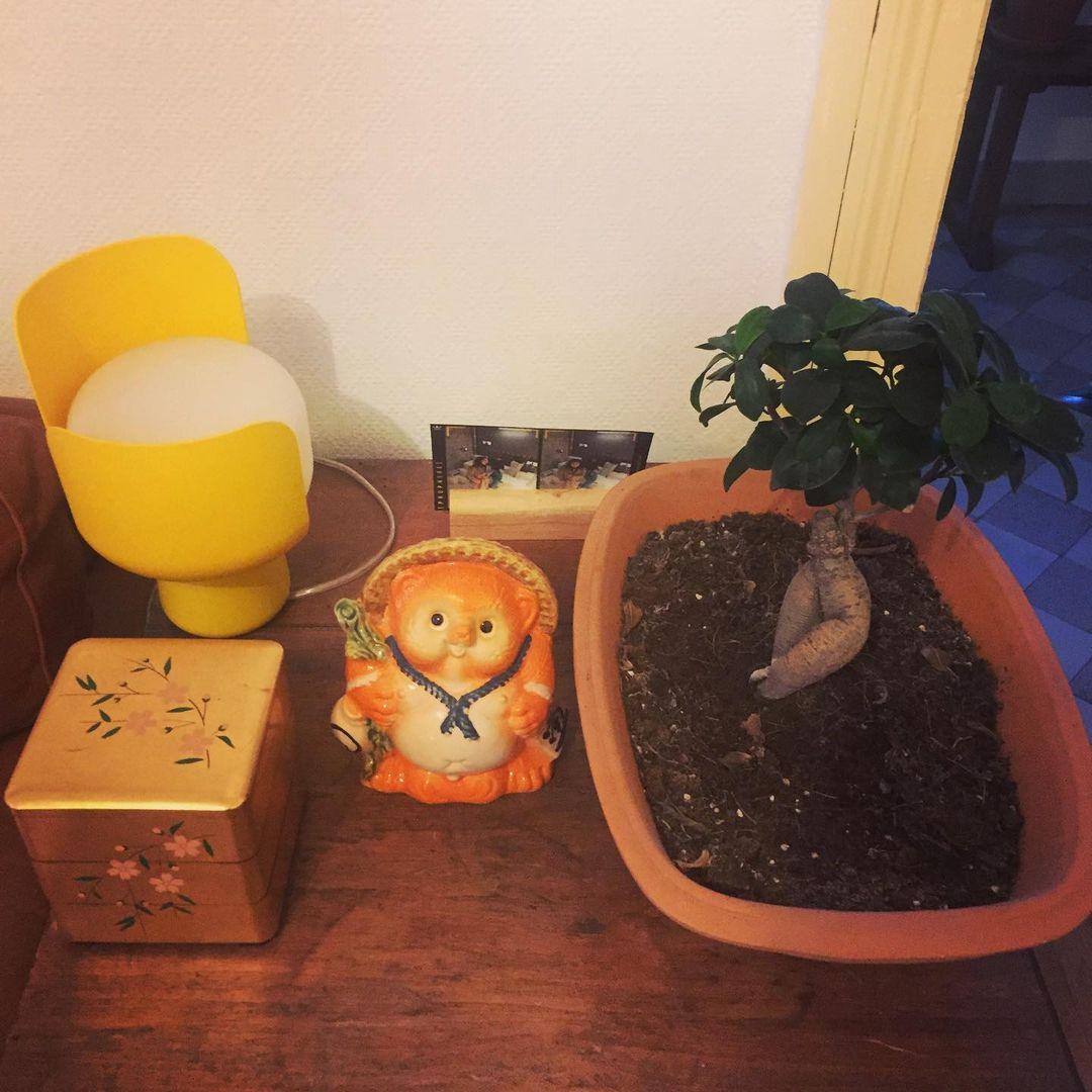 Zuri lámpara de mesa minimalista de plástico