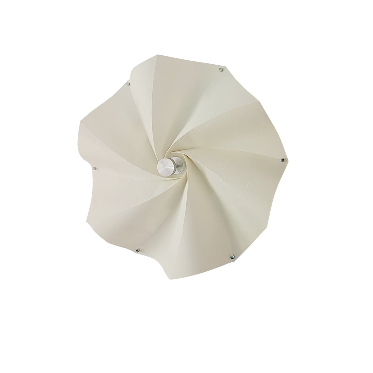 Liniise lámpara colgante de tejido con sombra plisada beige