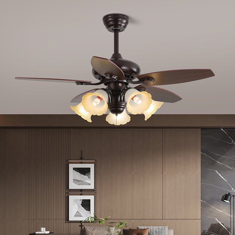 Ciraneon ventilador de techo con luz vintage