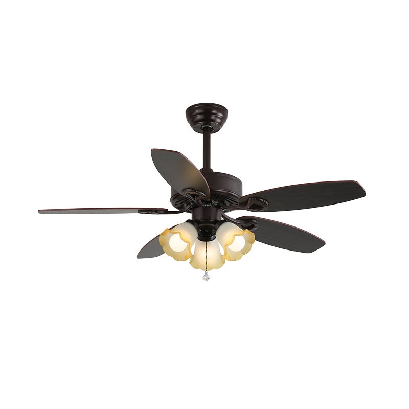Ciraneon ventilador de techo con luz vintage
