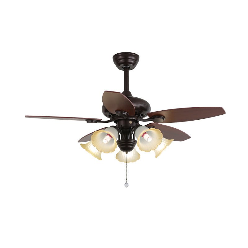 Ciraneon ventilador de techo con luz vintage