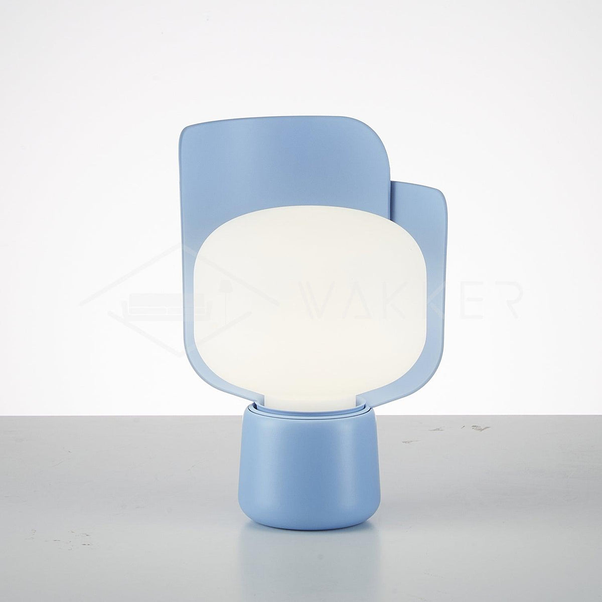 Zuri lámpara de mesa minimalista de plástico