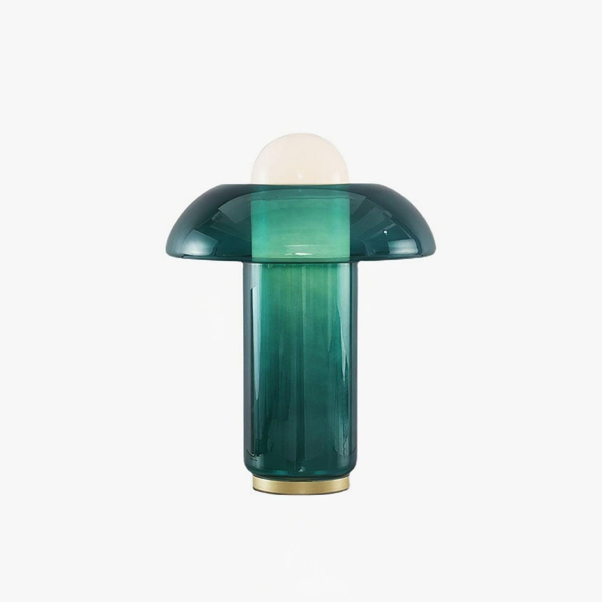 Navlen lámpara de mesa de vidrio verde