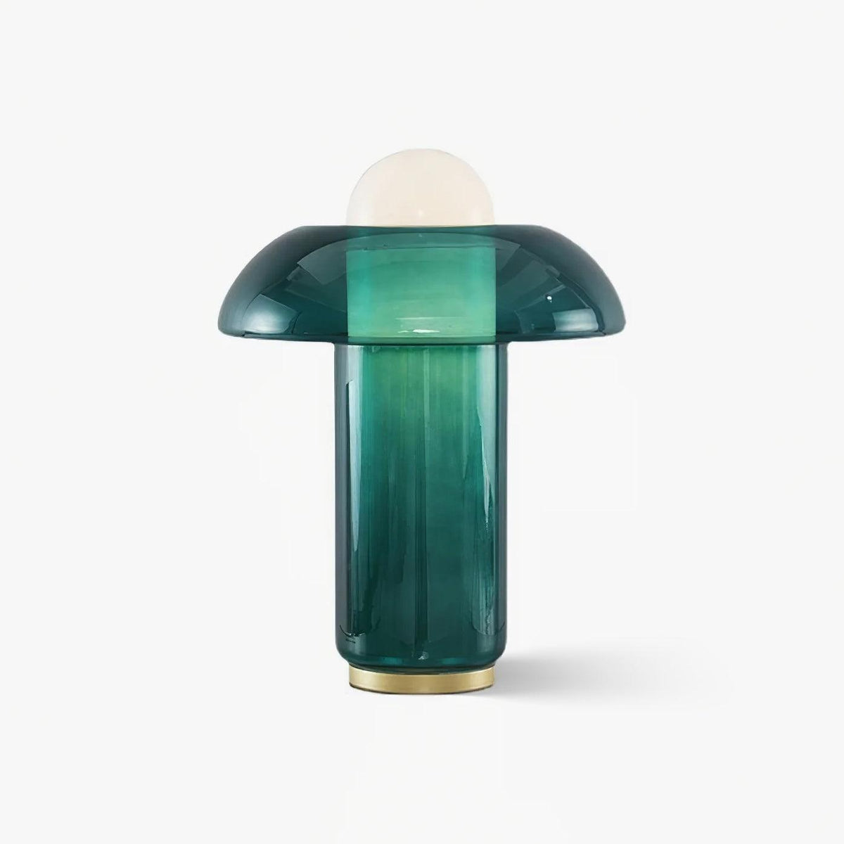 Navlen lámpara de mesa de vidrio verde