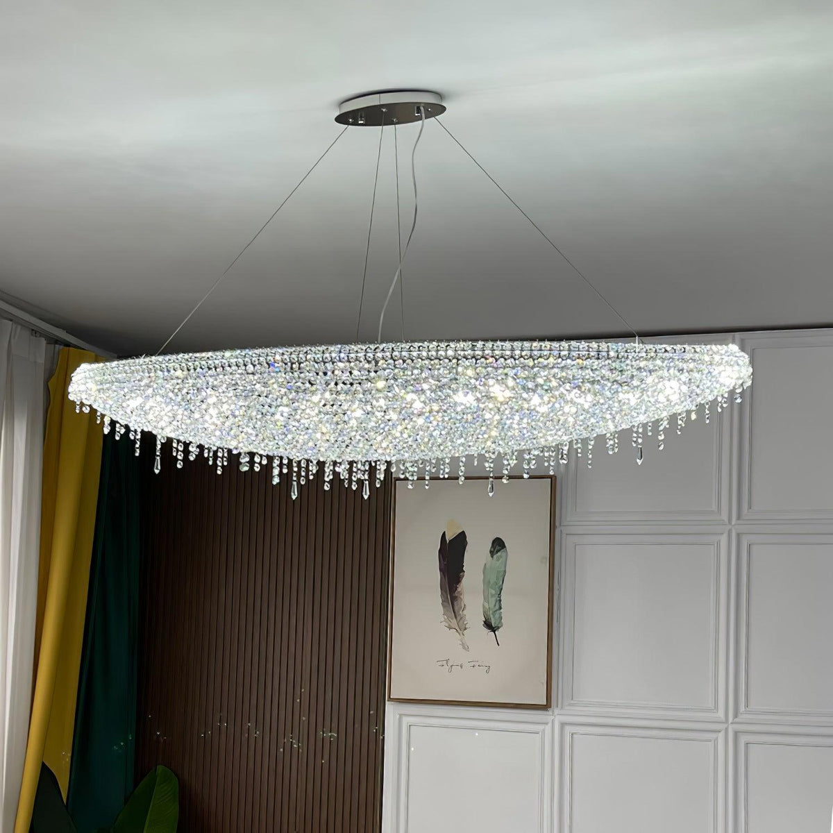 Zyrs lámpara colgante de cristal