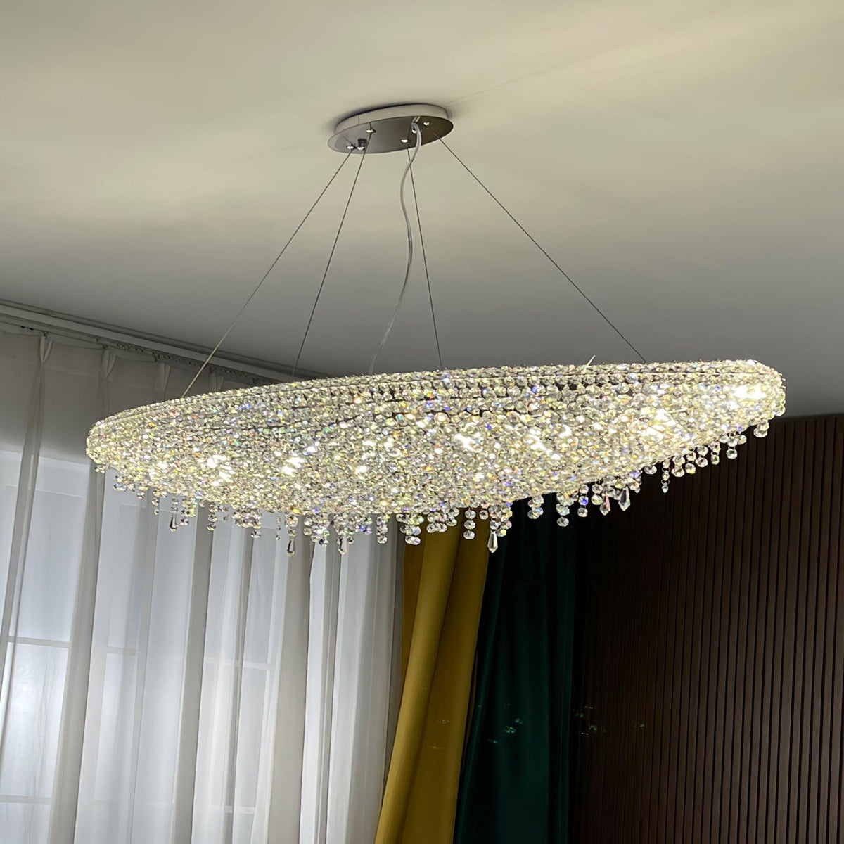 Zyrs lámpara colgante de cristal