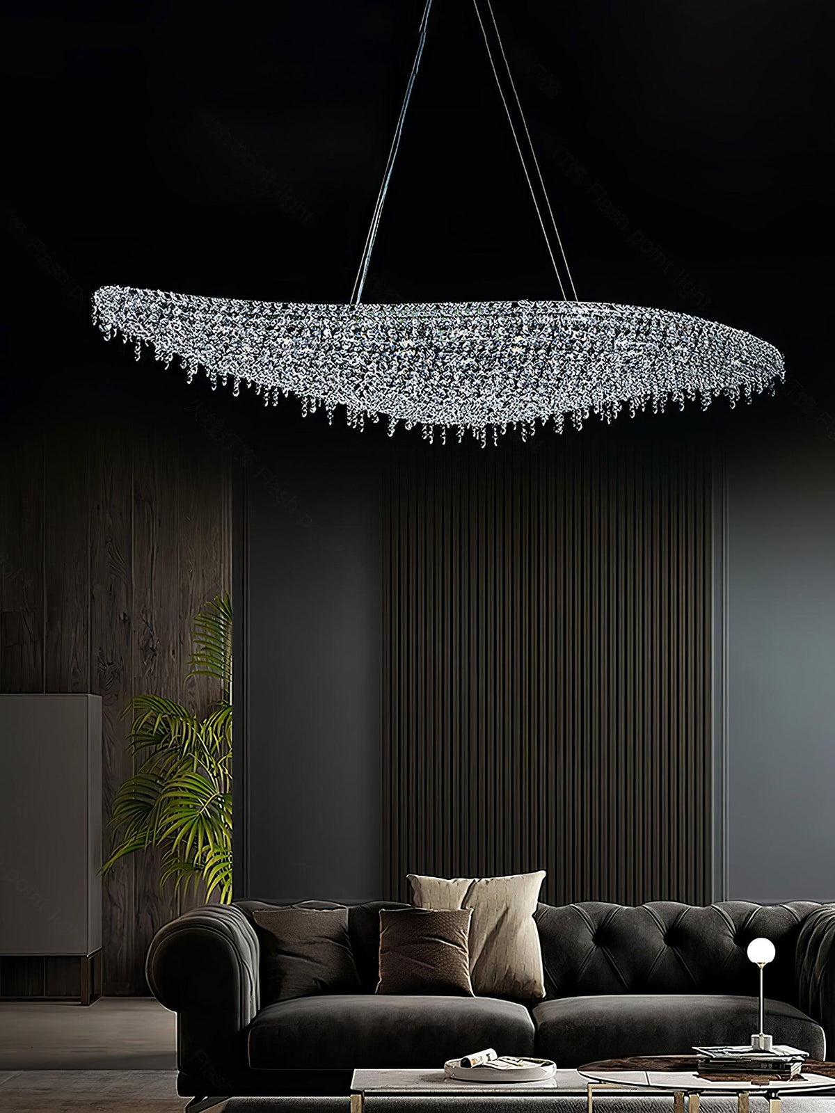 Zyrs lámpara colgante de cristal