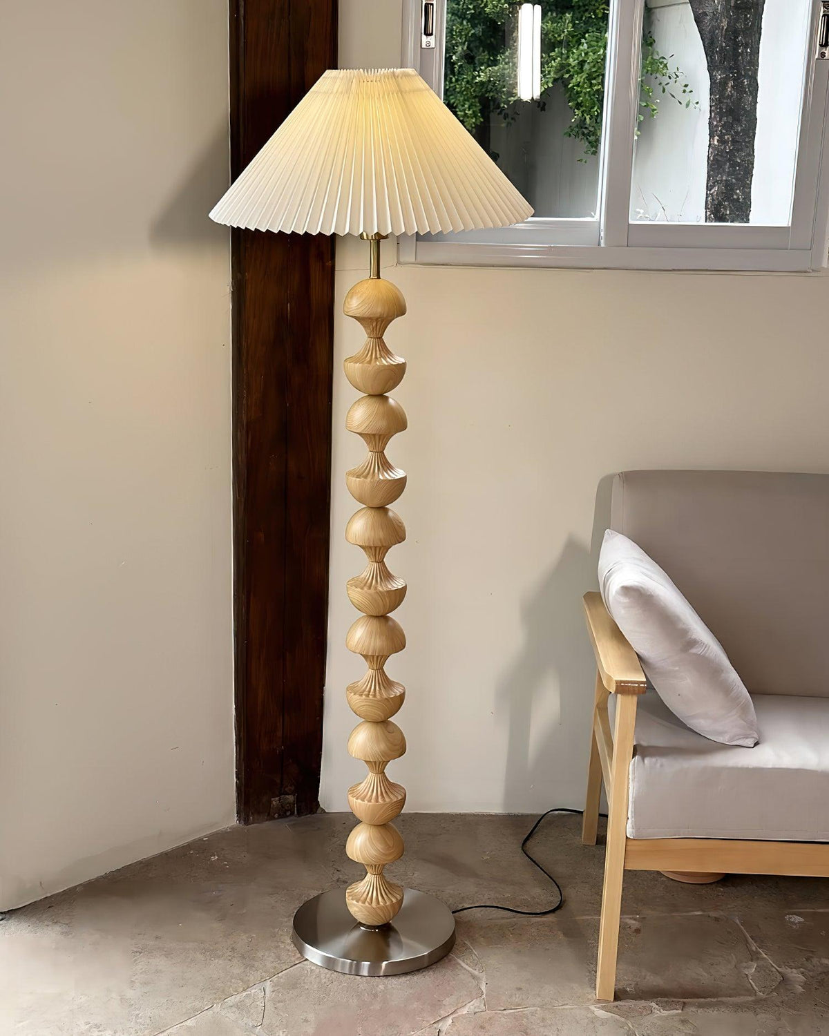 Bobbin lámpara de pie
