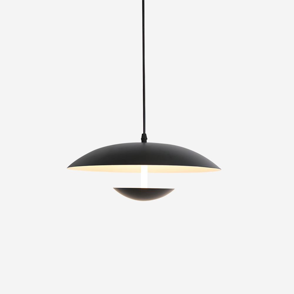 Veliina lámpara colgante negra minimalista