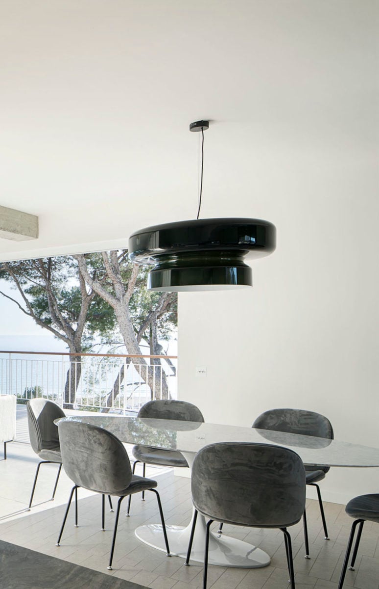 Zerithce lámpara colgante moderna minimalista de vidrio
