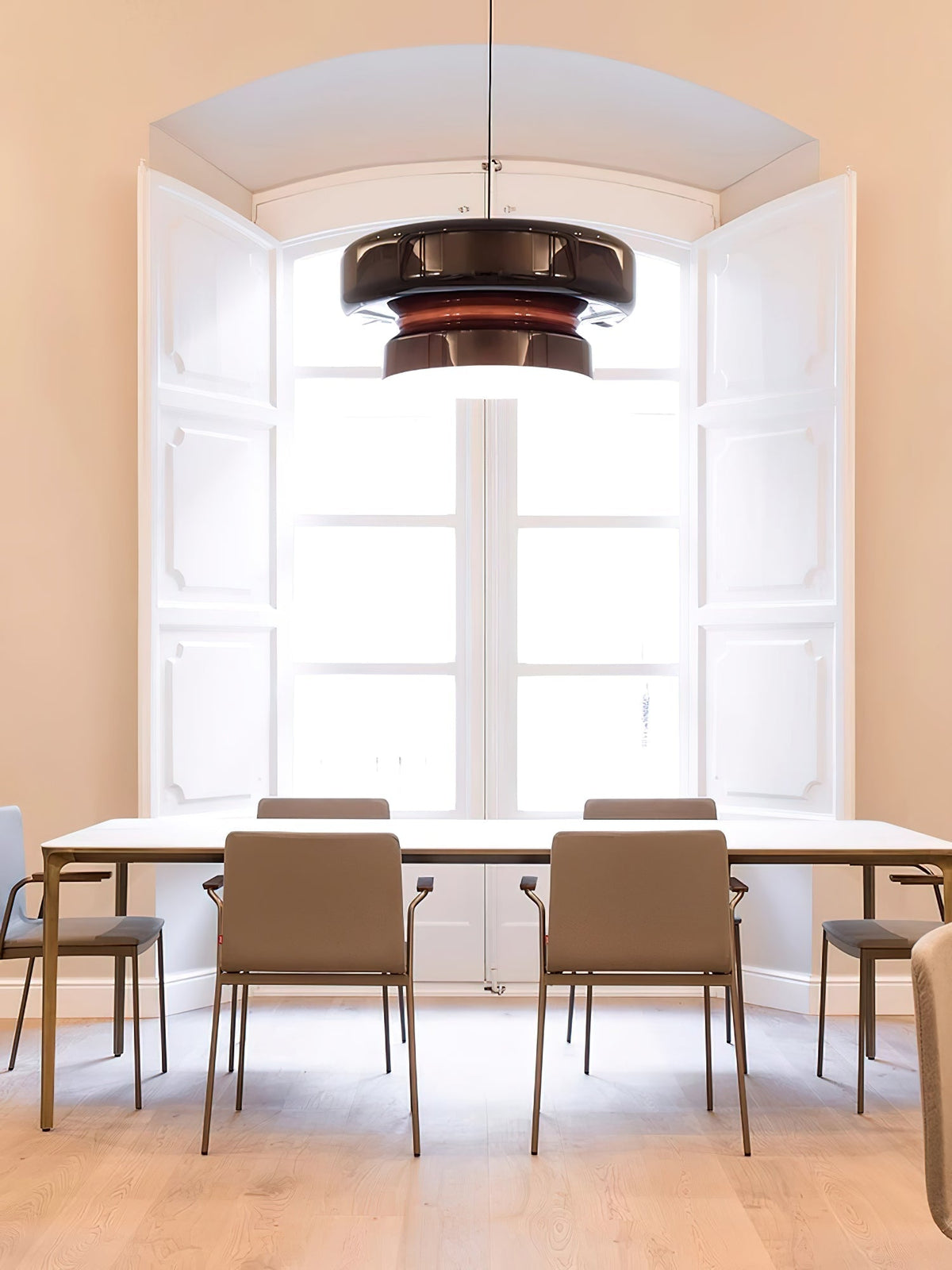 Zerithce lámpara colgante moderna minimalista de vidrio