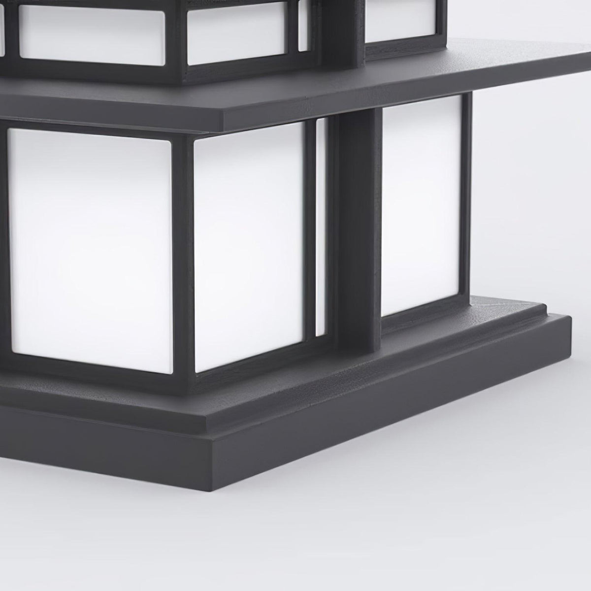 Onyx lámpara de mesa de acrílico oriental