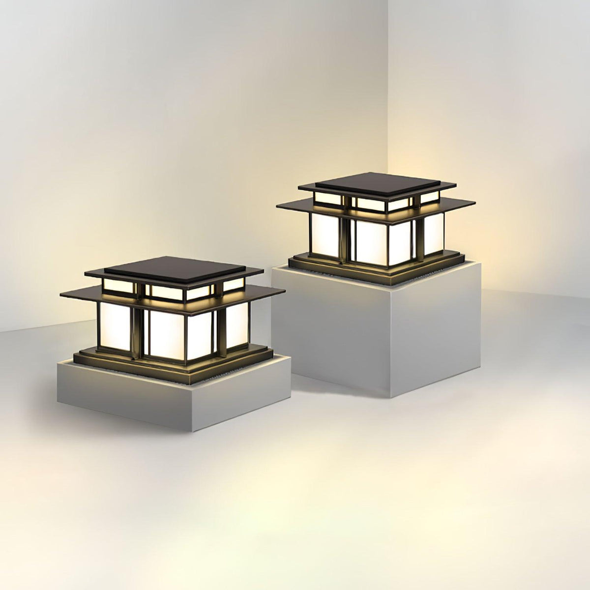 Onyx lámpara de mesa de acrílico oriental