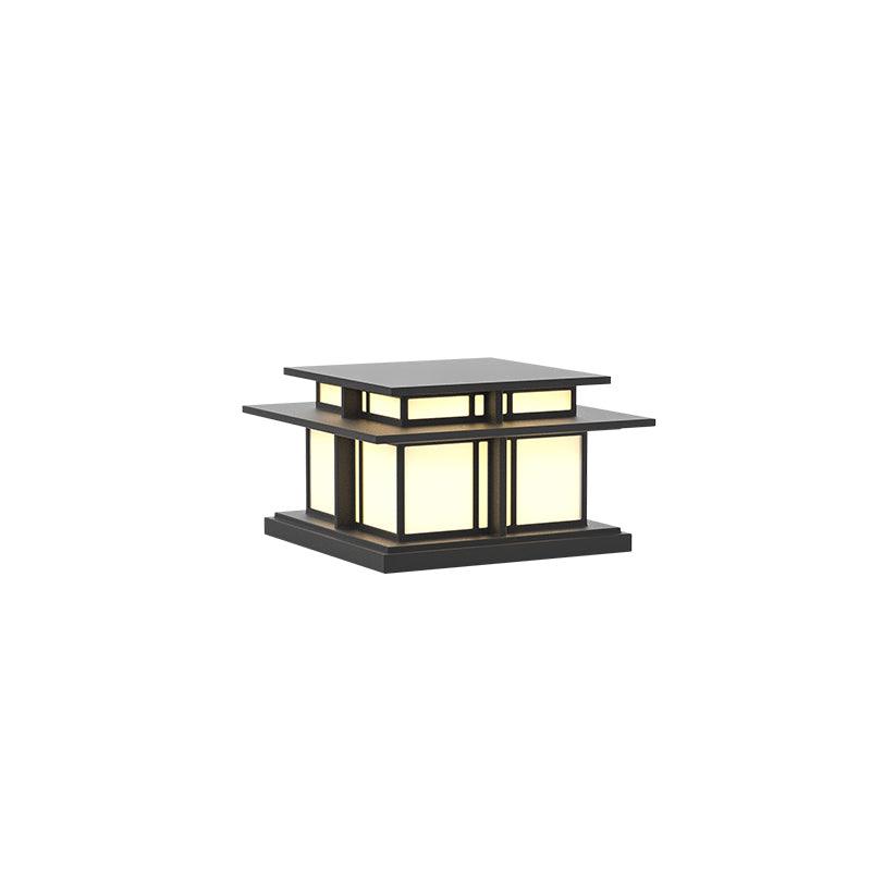 Onyx lámpara de mesa de acrílico oriental