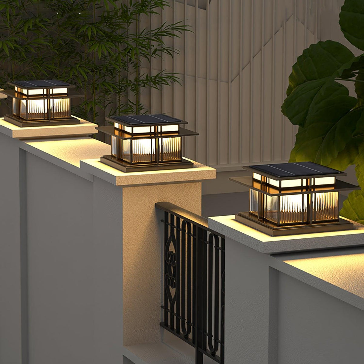 Ebon luminaria exterior moderna