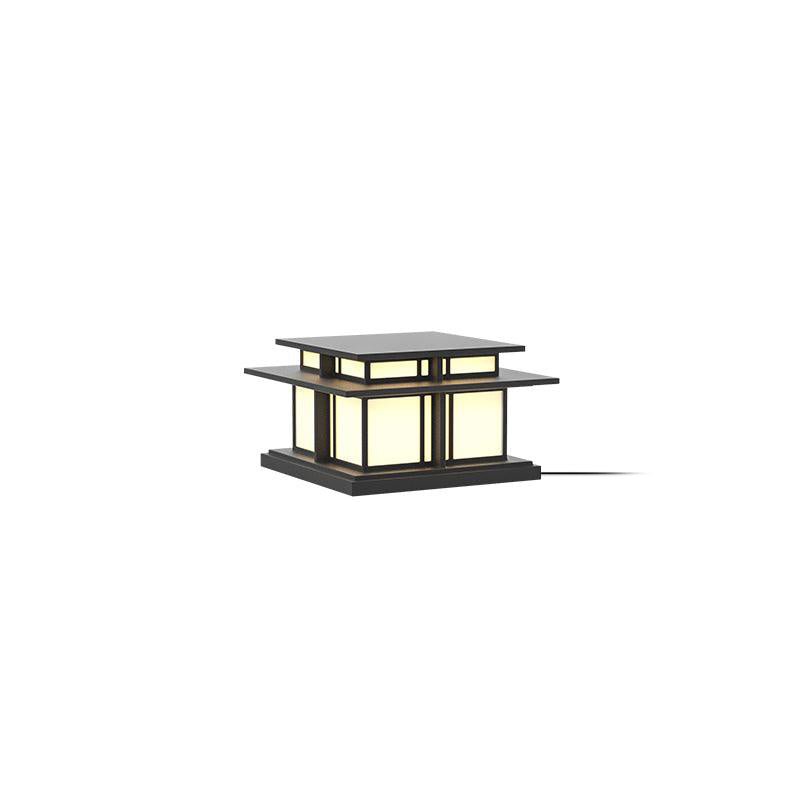 Onyx lámpara de mesa de acrílico oriental