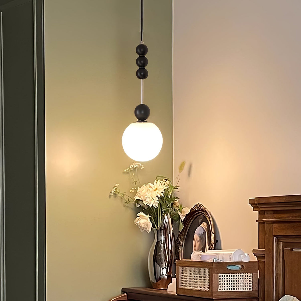 Miraleth lámpara colgante minimalista de madera