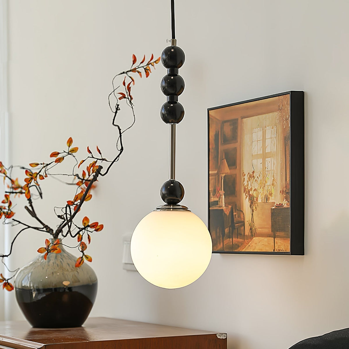 Miraleth lámpara colgante minimalista de madera